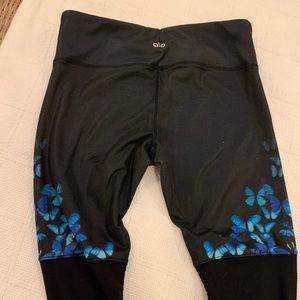 Alo yoga goddess butterfly ribbed leggings
